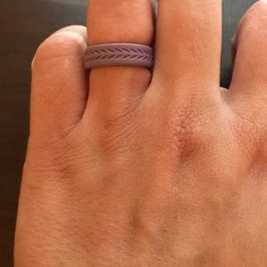Purple Silicone ring